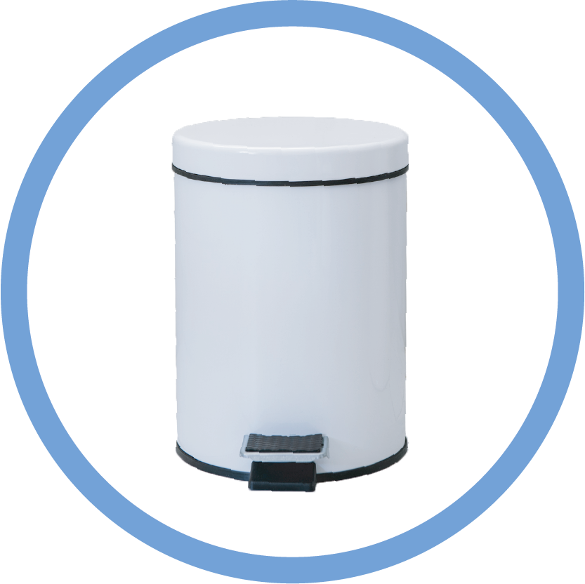 5L step-pedal garbage can