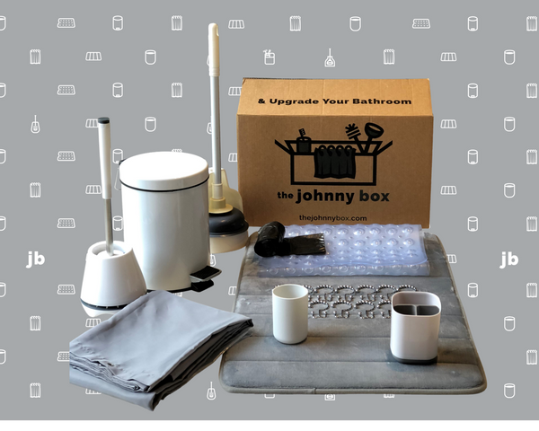 grey bathroom accessories set