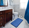 bathroom mat blue